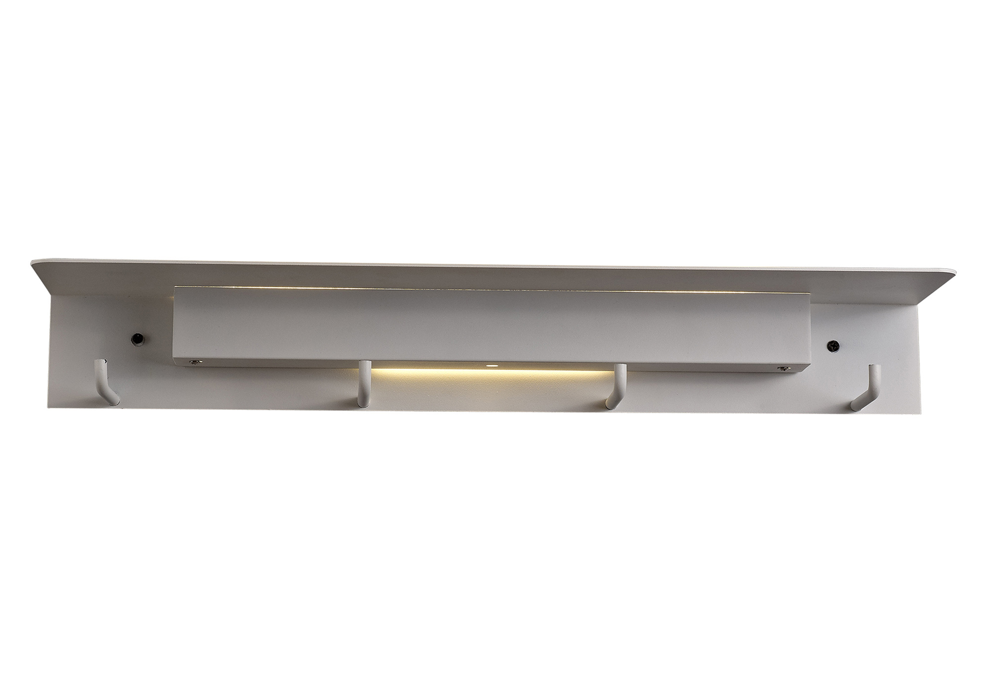 M6865  Fuerteventura 60cm Linear Wall Lamp Coat Rack, 9W LED, 3000K, 600lm, Matt White
